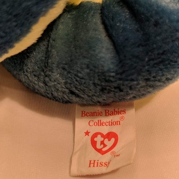 Beanie Baby.  Hissy the snake - Picture 4 of 4